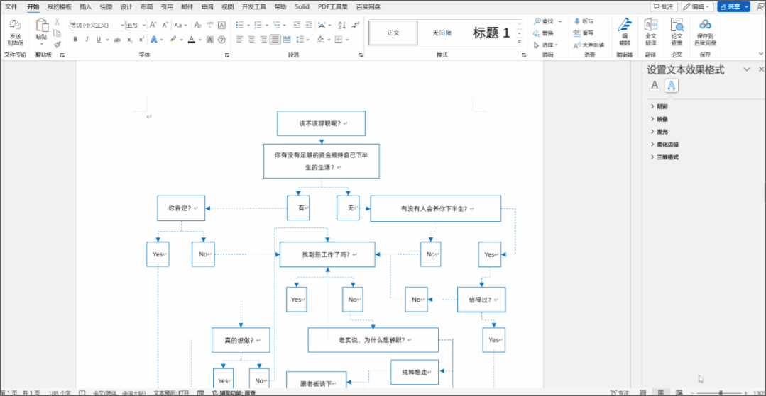word一键生成流程图教程-告诉你word流程图在哪里
